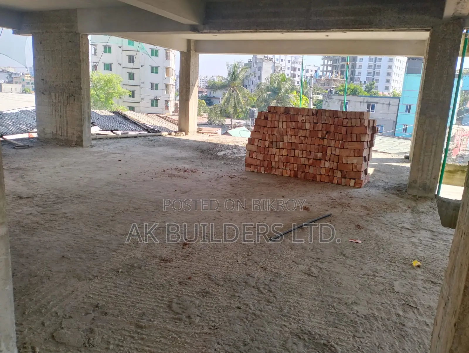 1250 sq ft flat in Uttara Nalbhog, located next to a 30ft paved road!!