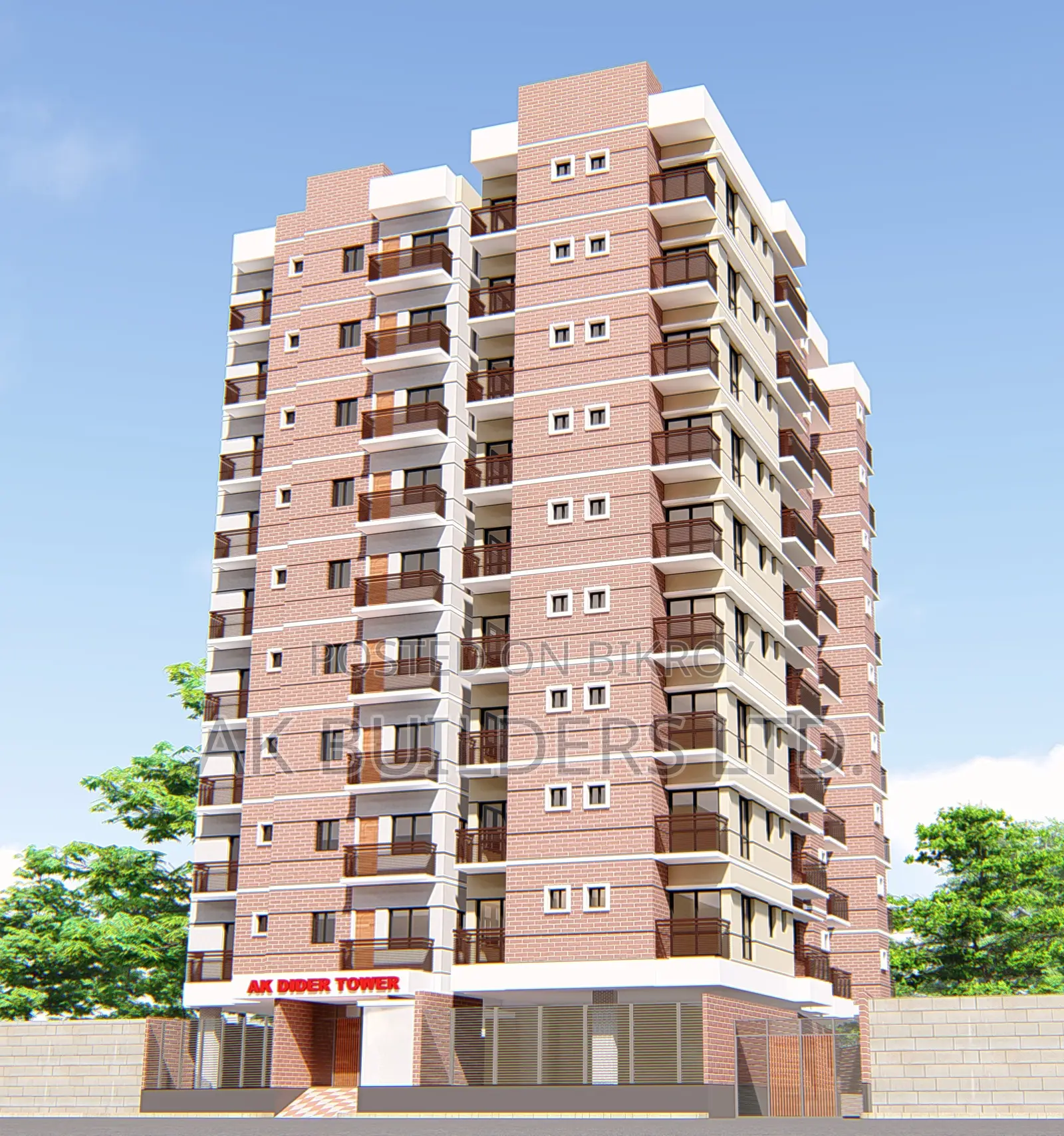 1250 sq ft flat in Uttara Nalbhog, located next to a 30ft paved road!!