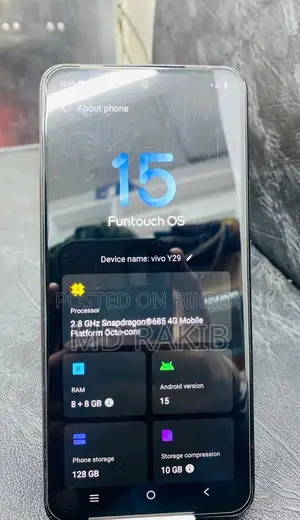 Vivo Y29 ৮+৮রেম ১২৮ রোম (Used)