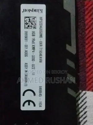 DDR4 RAM 8gb 3200mhz