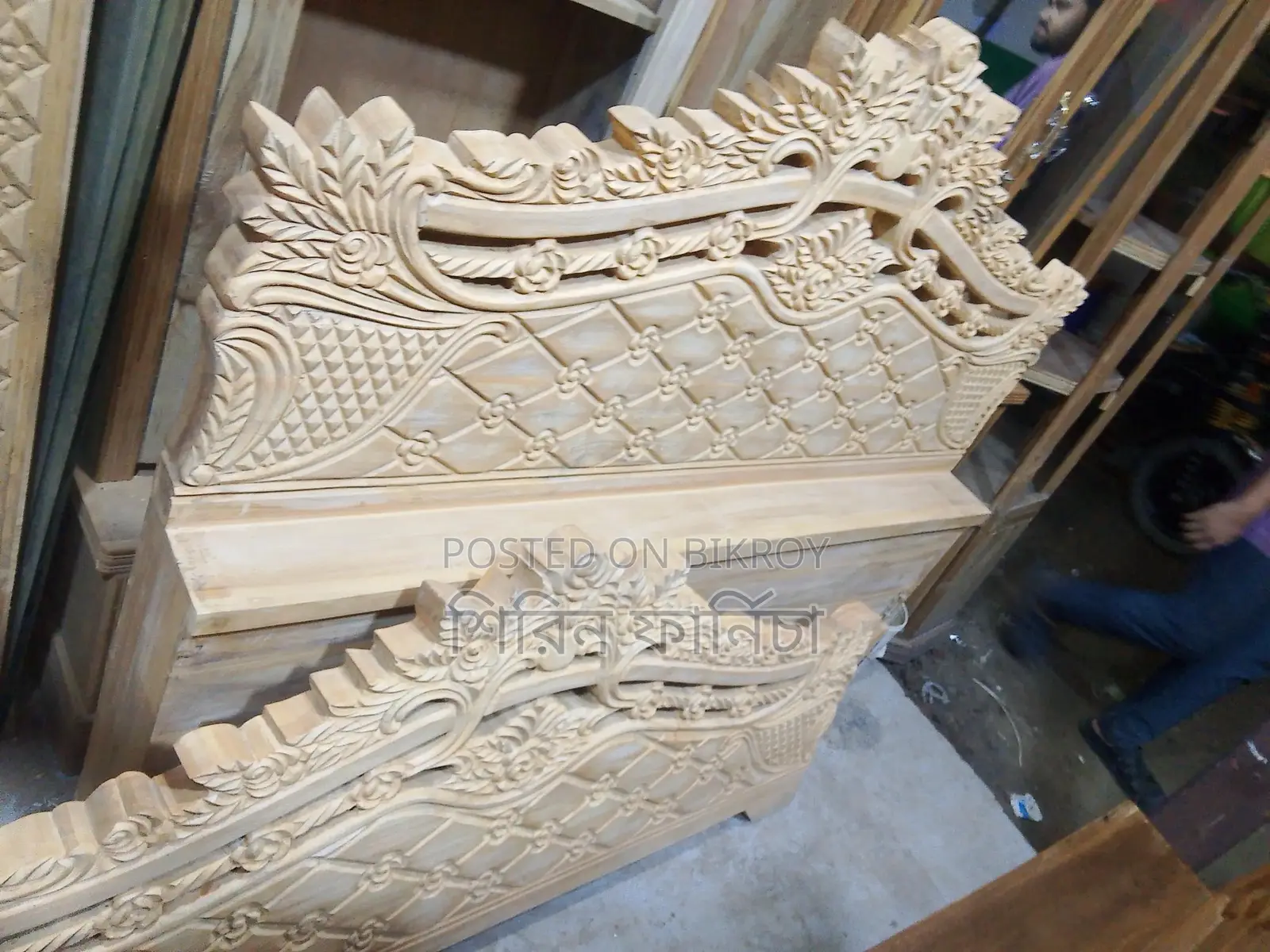 সেগুন কাঠের খাট