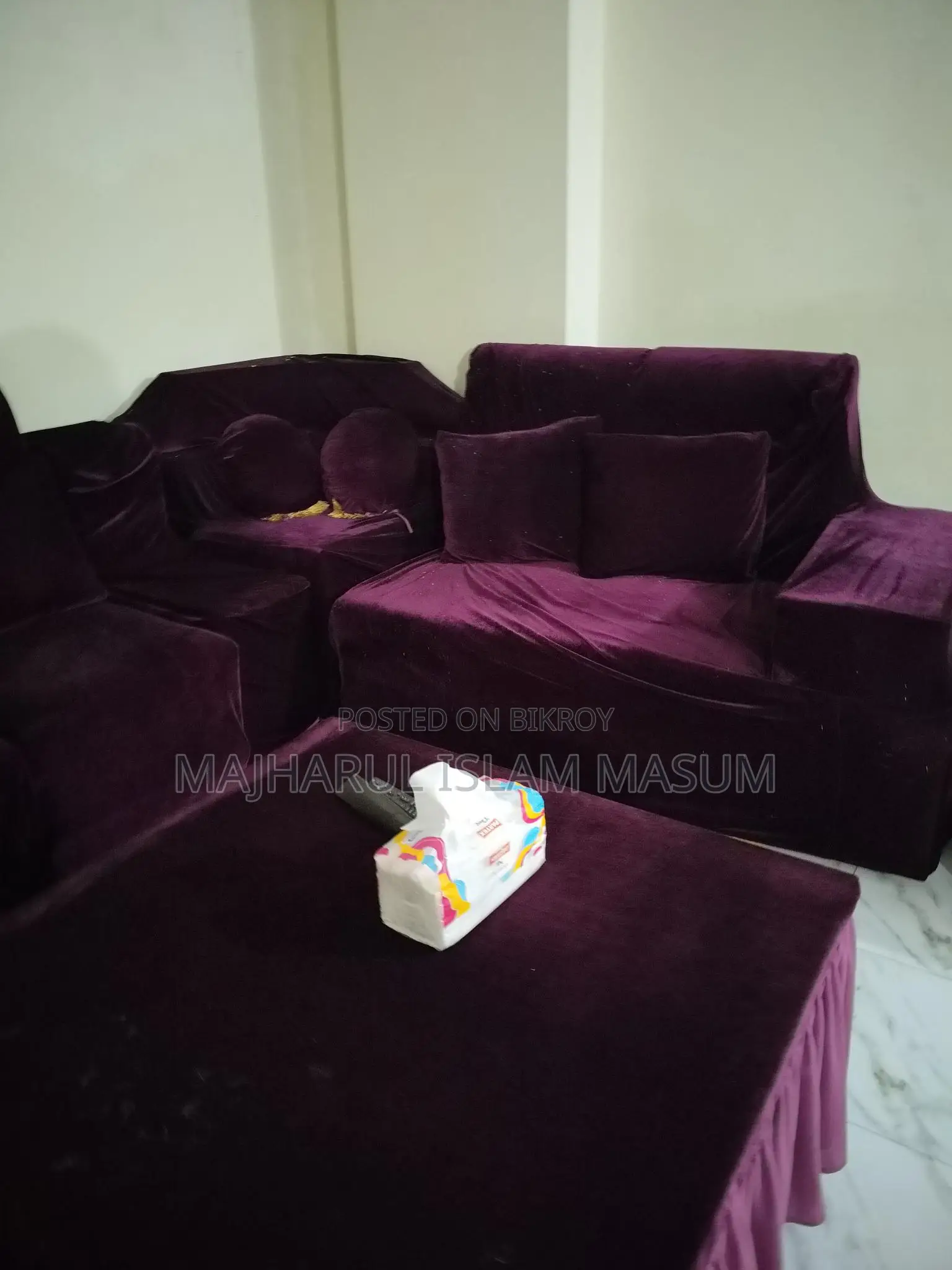 ফাইভ সেট সোফা ও সেন্টার টেবিল