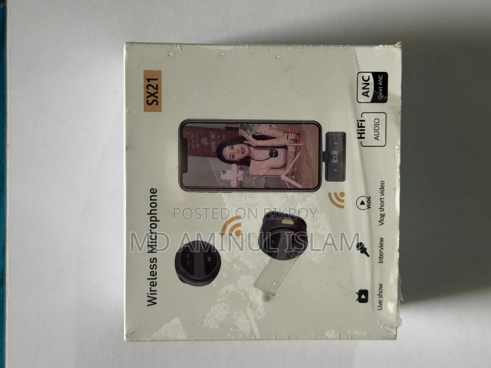 Wireless Microphone Sx21, New Condition.