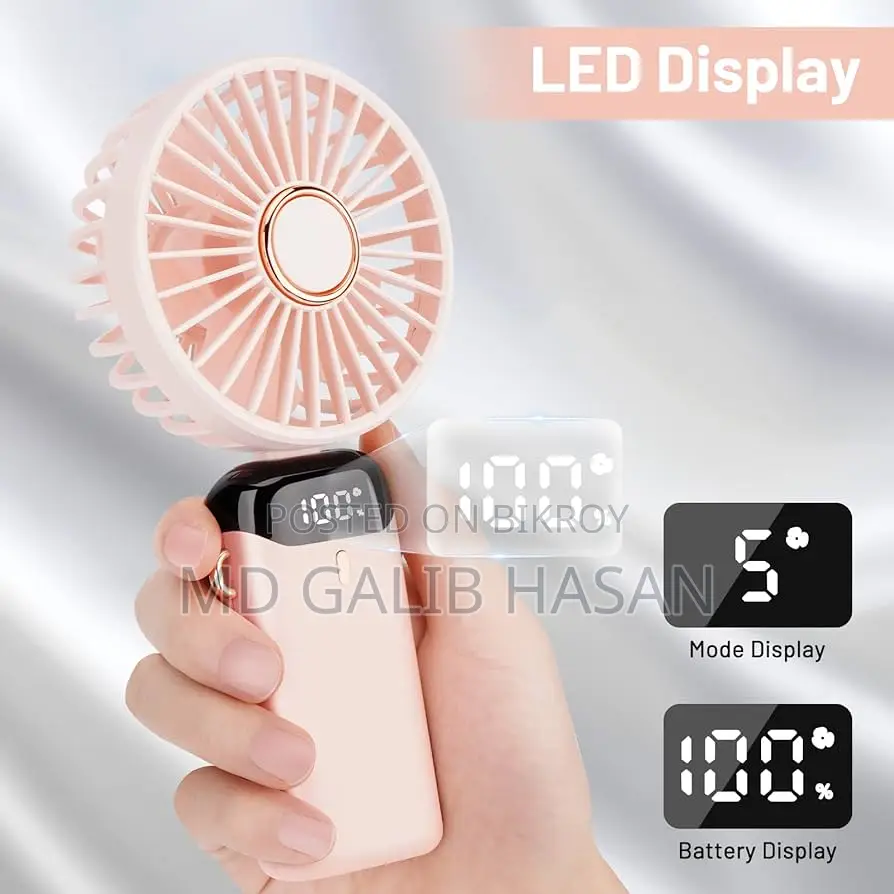 Stylish Rechargeable Table Fan