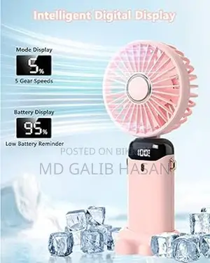Stylish Rechargeable Table Fan