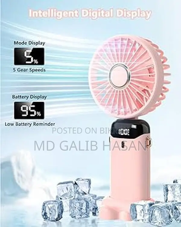 Stylish Rechargeable Table Fan