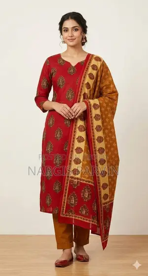 Indian Design Premium Quality Jaipuri Three-Piece