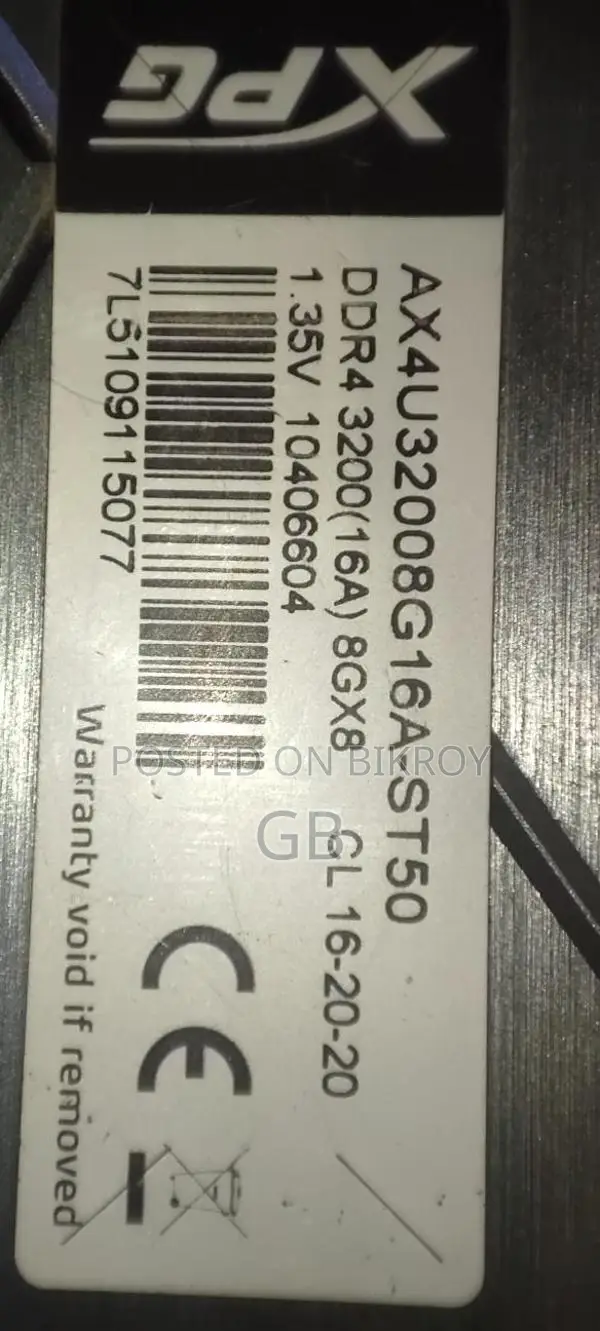 8 Gb Rgb Xgp Ram