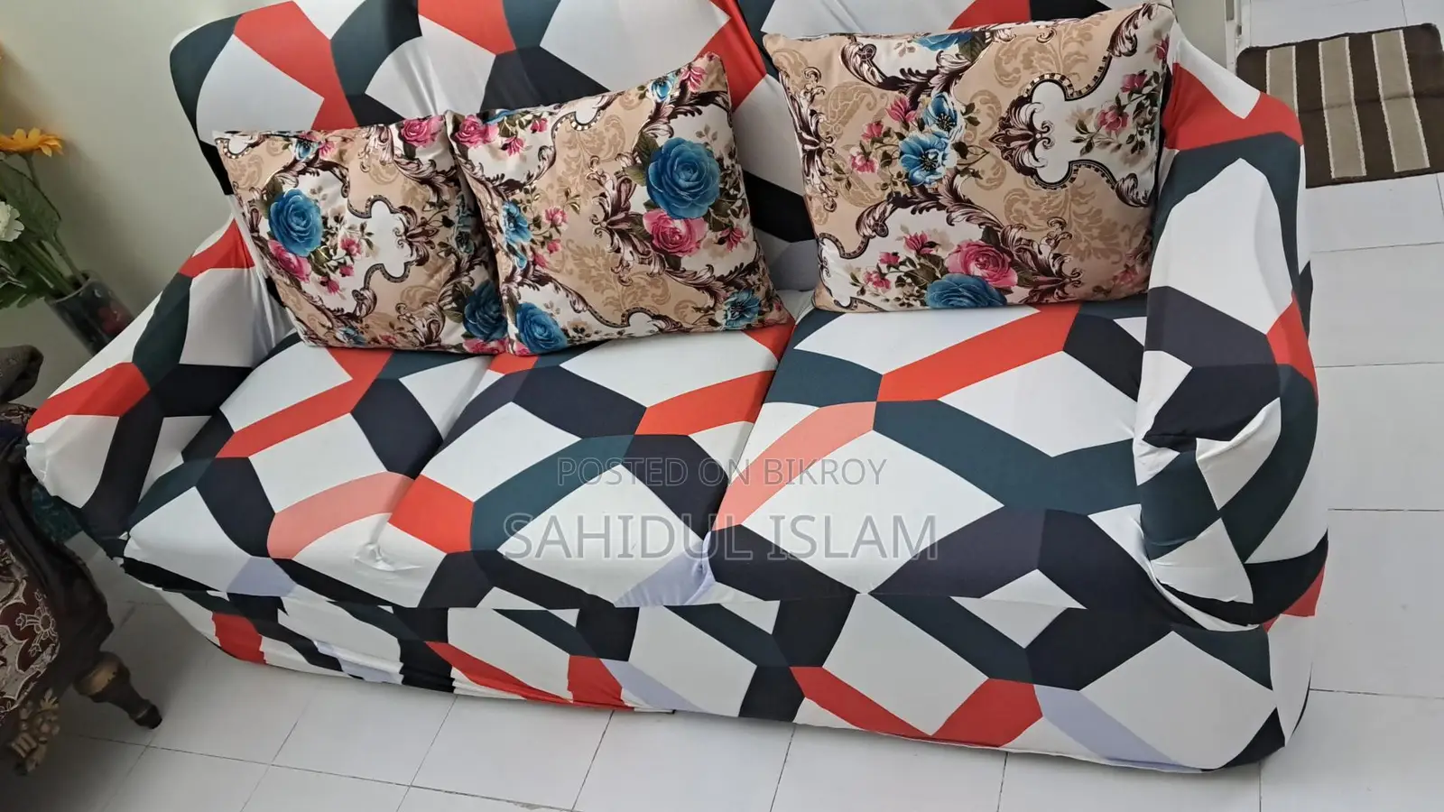 Teak wood sofa for sale.