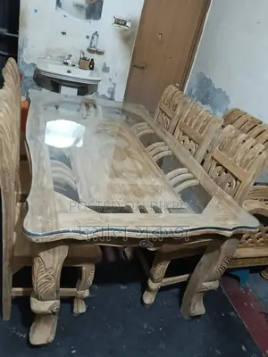 Six-chair dining set