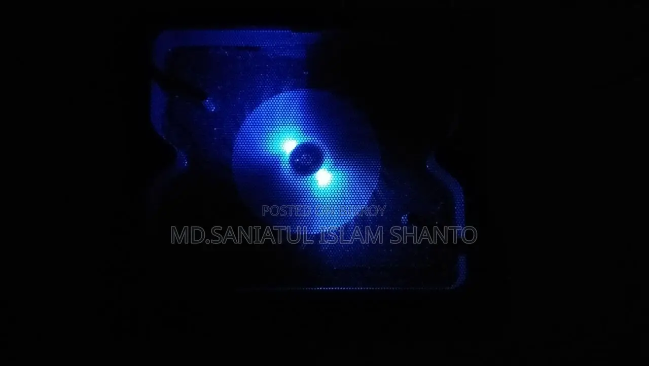 Laptop Cooler Pad - 140mm Big Silent Fan With Light