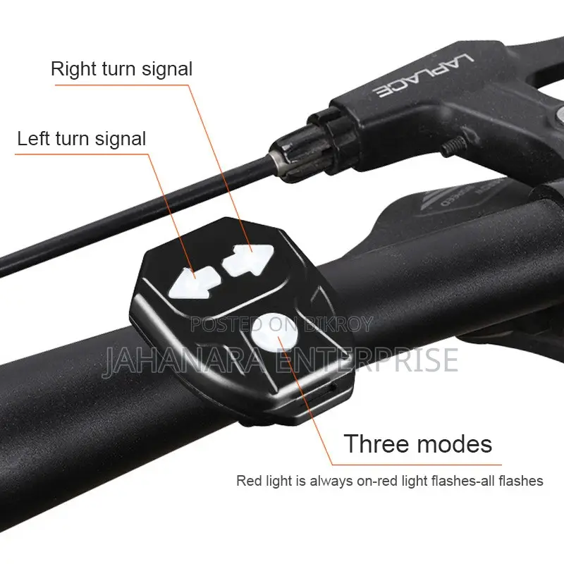 Bike Turn Signals Remote Control Bicycle Direction Indicator Mtb Led