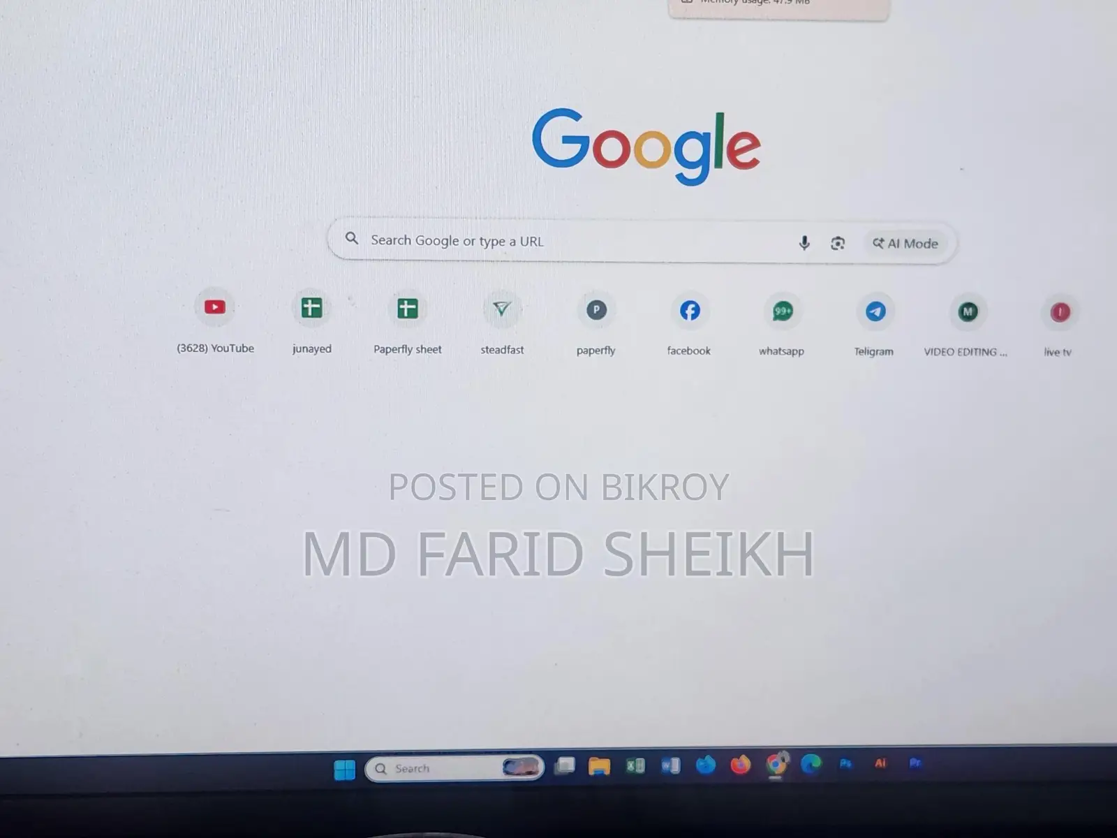 🖥️ HP M22f 22" Full HD Monitor (Almost New)