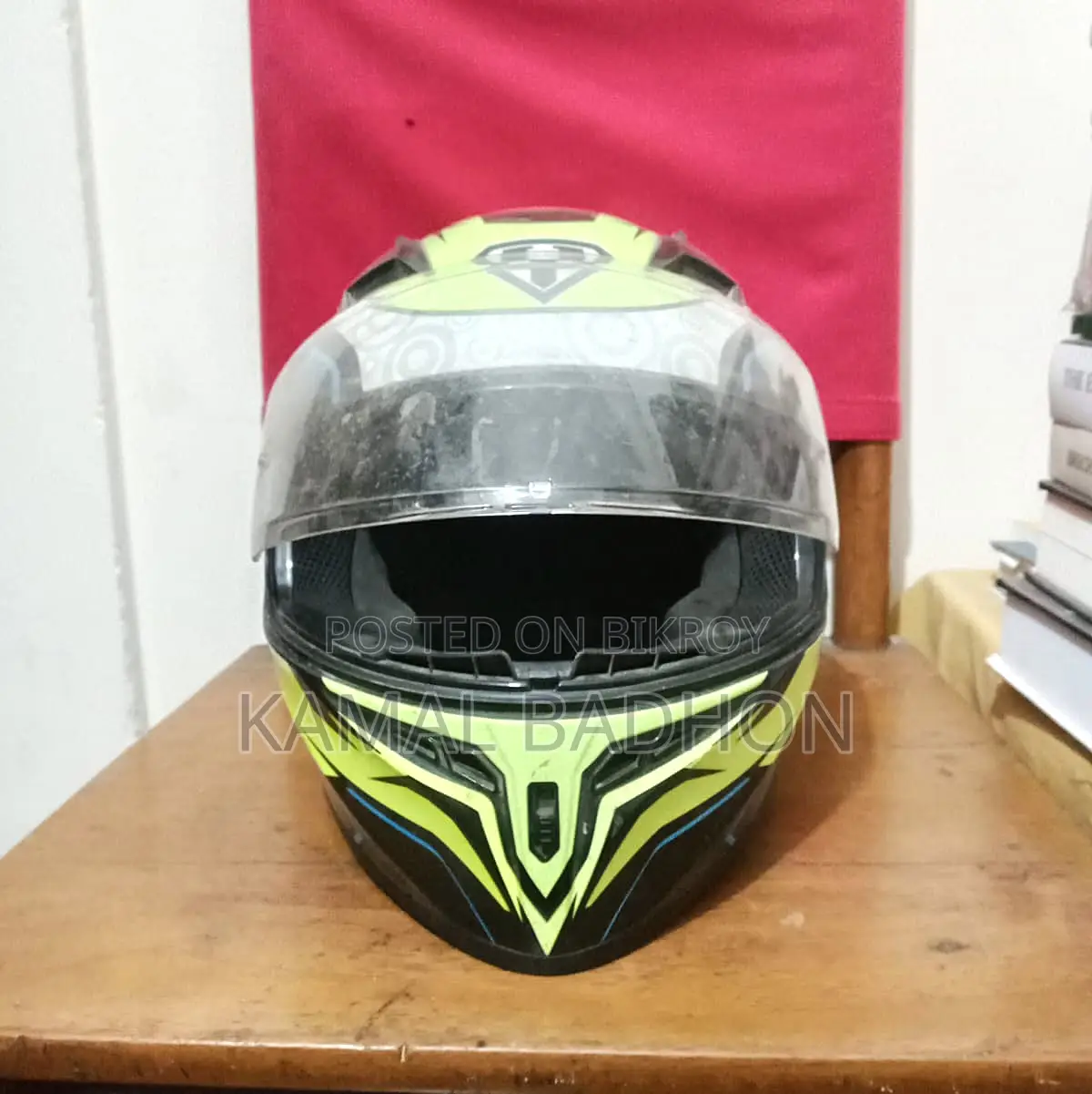 Two Durable Full-Face Helmets (Yohe & Graphics) for Sale at an Affordable Price