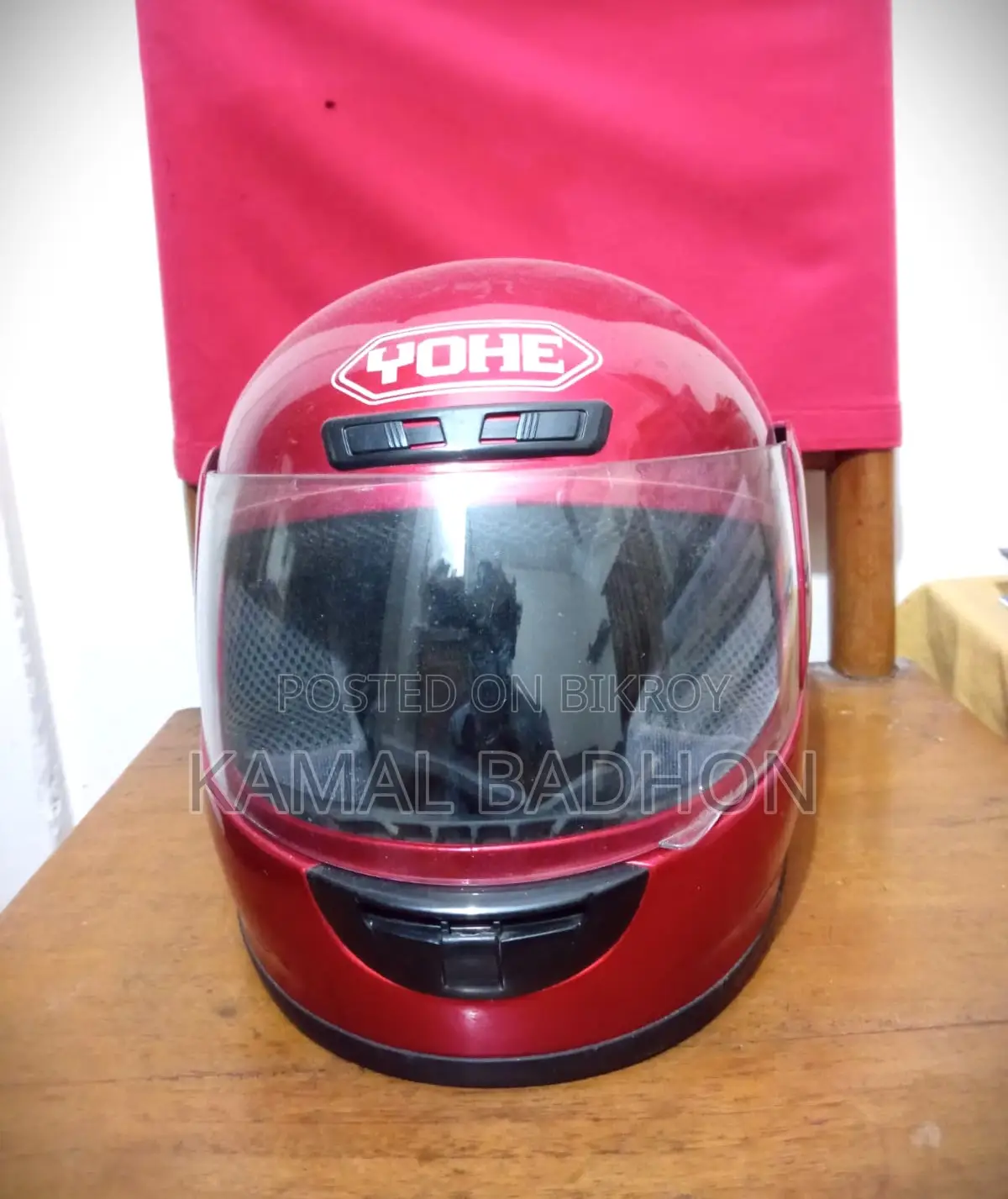 Two Durable Full-Face Helmets (Yohe & Graphics) for Sale at an Affordable Price
