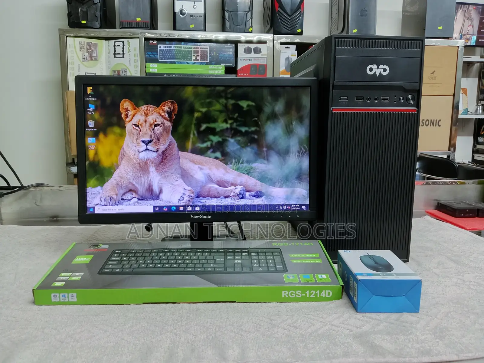 Desktop Computer Full Setup | Core i3 (4th Gen) with 19″ HD Monitor