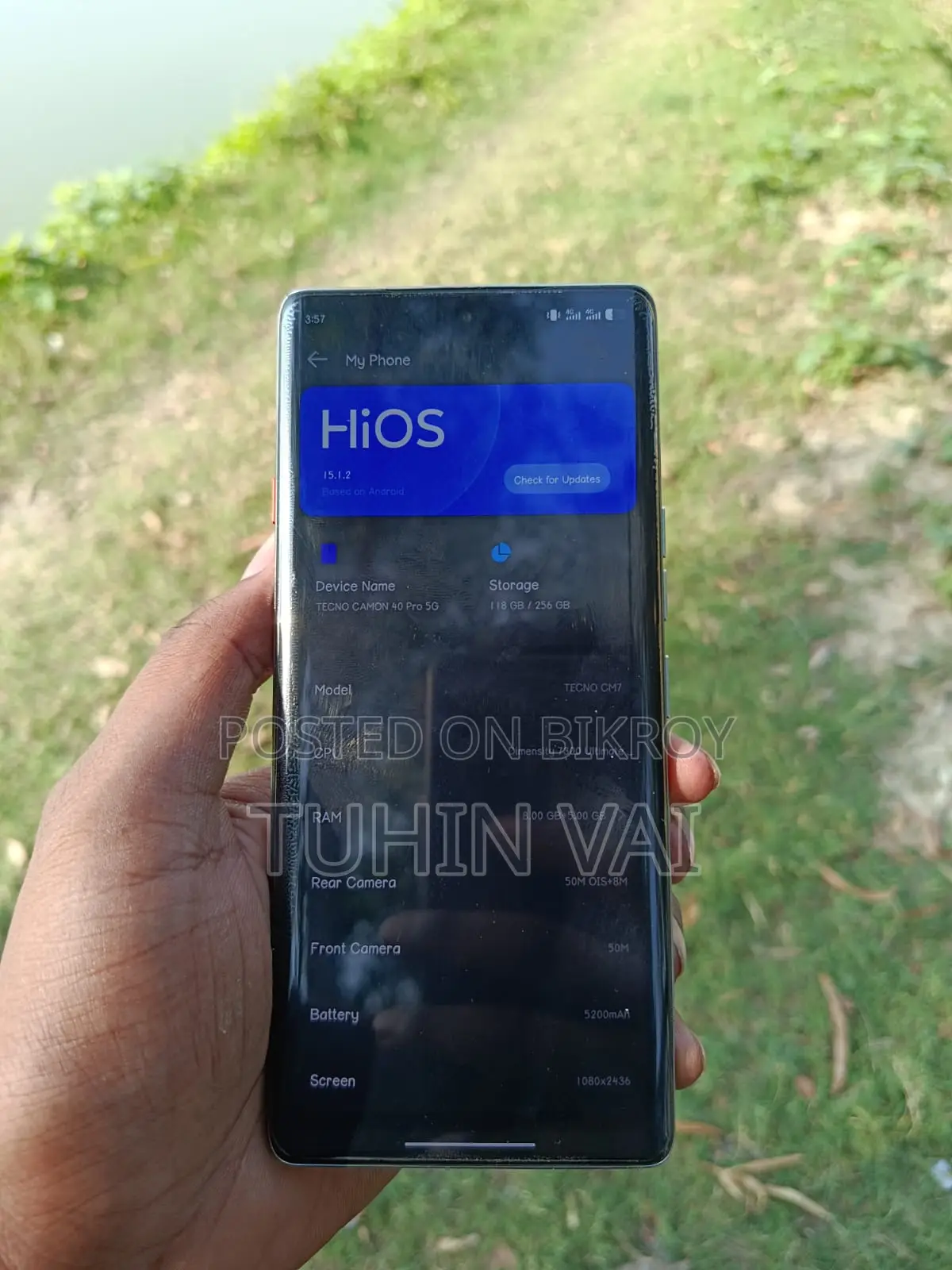 Tecno Camon 40 Pro Full Fresh (Used)