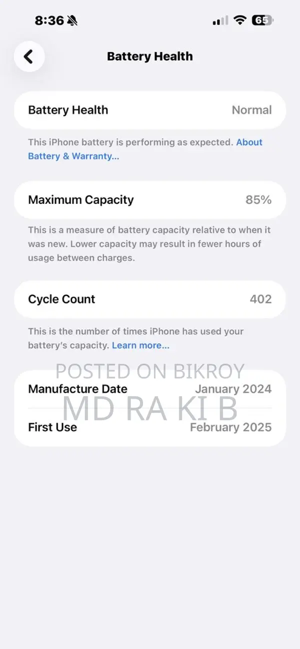 Apple iPhone 15 pro max (Used)