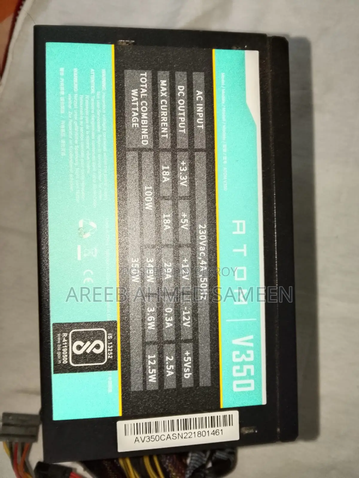 Atom 350w Psu
