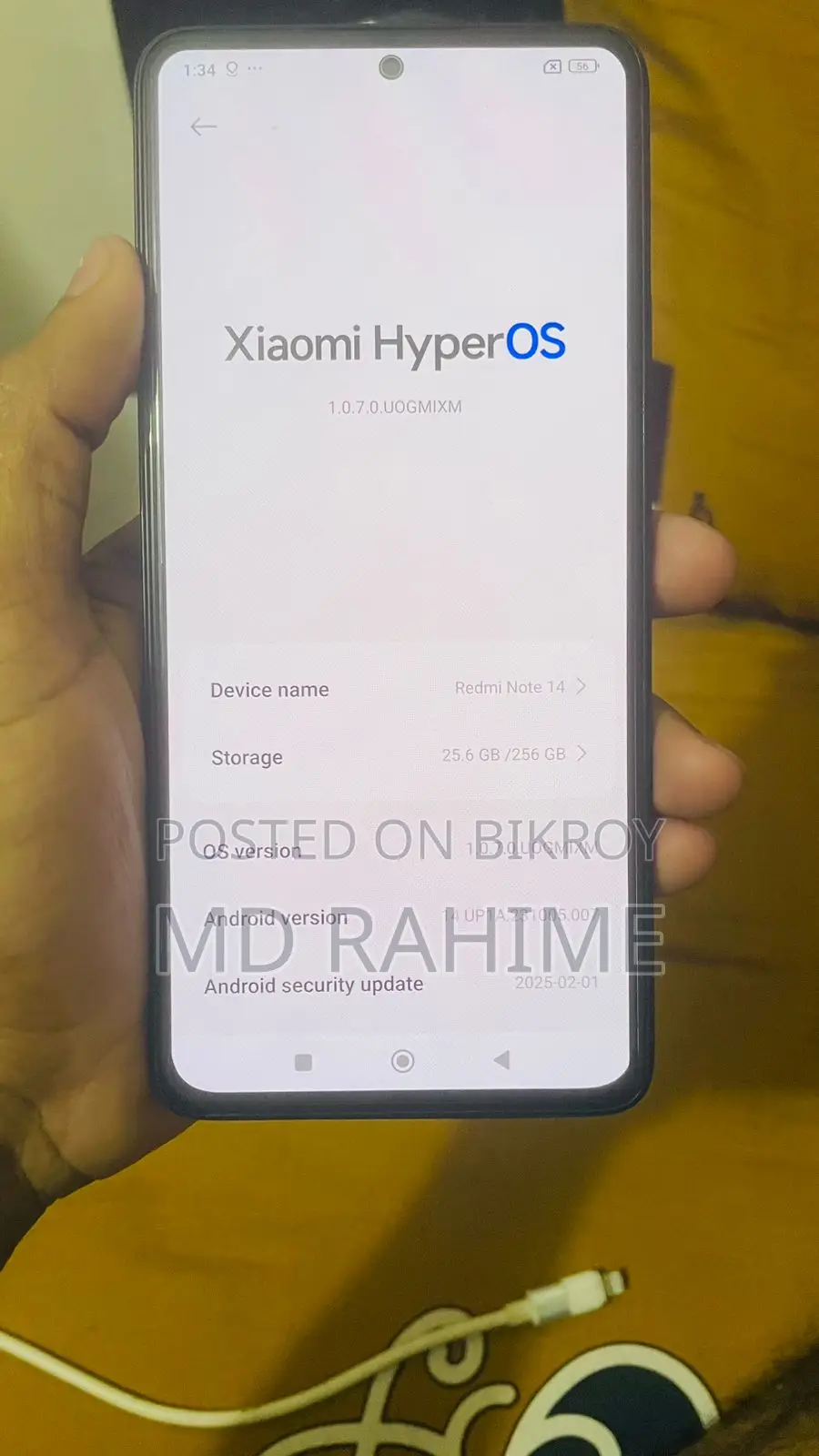 Xiaomi Redmi Note 14 8/256 (Used)