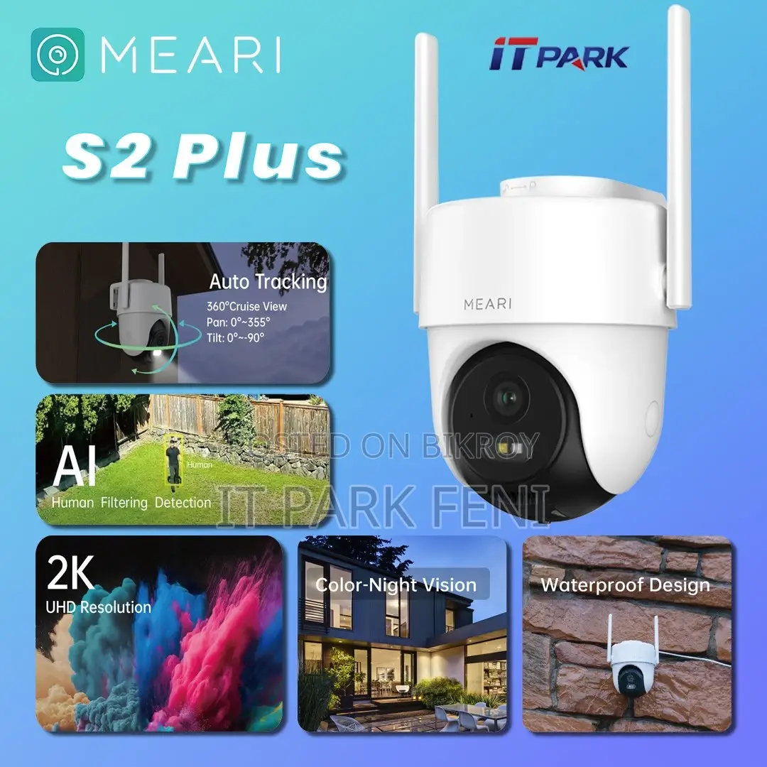 Meari S2 Plus 4MP Outdoor Smart PTZ WiFi Camera