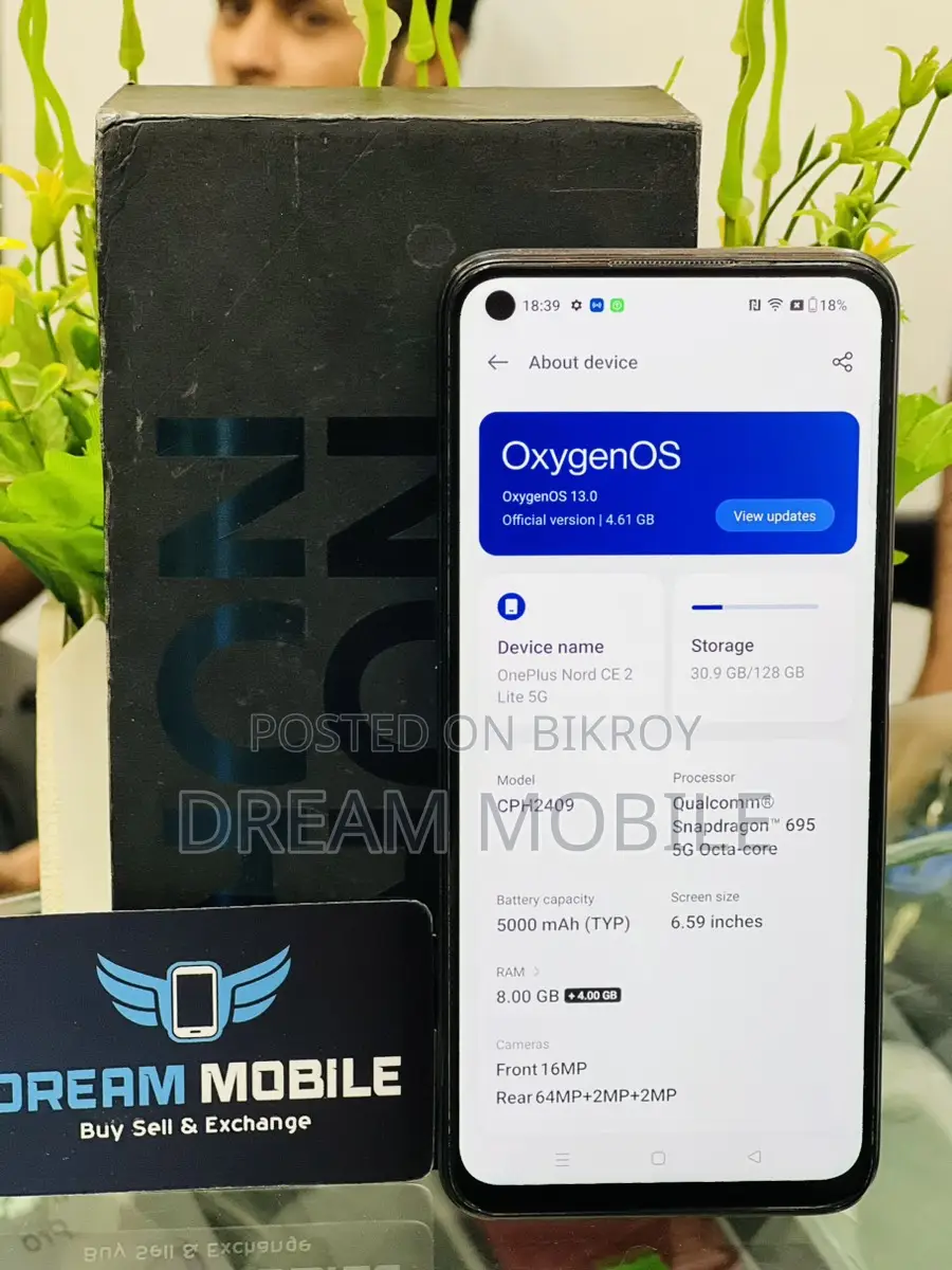 OnePlus Nord CE 2 lite 5G (Used)