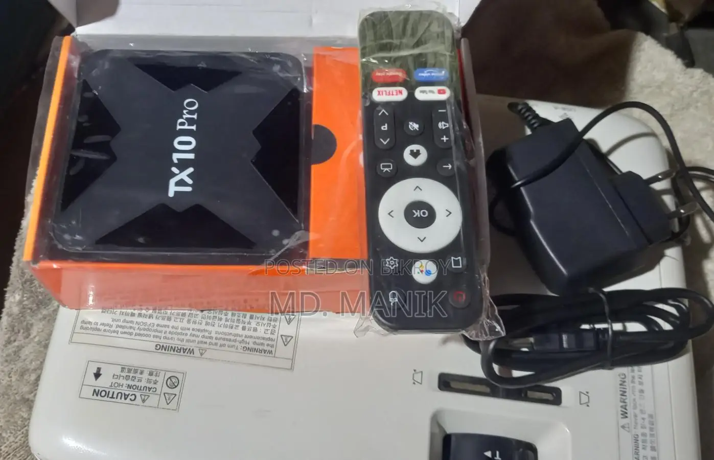 Epson Eb-x18 Projector With Android Tv Box Fresh Conditions