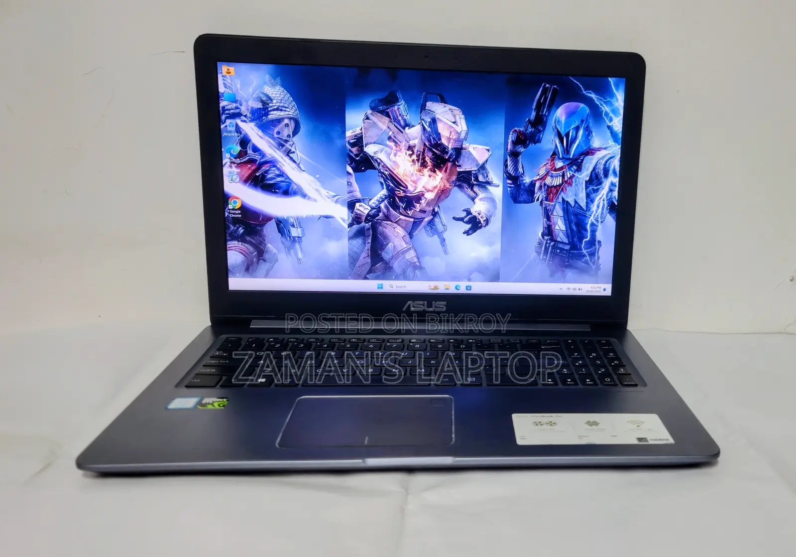 Asus VivoBook Pro Gaming GTX1050 Core i5-8 Generation Slim Laptop