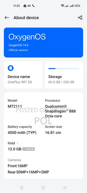 OnePlus 9RT (Used)
