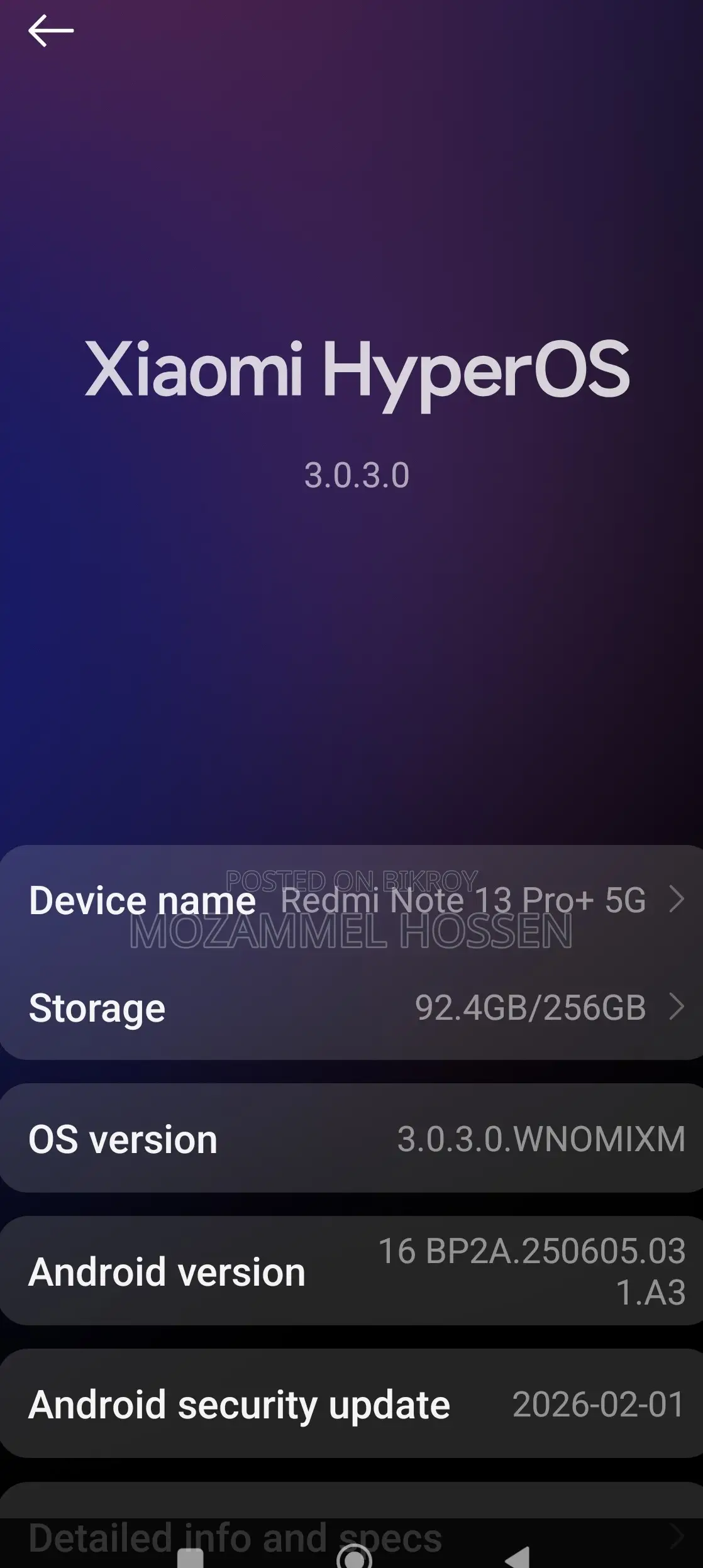Xiaomi Redmi Note 13 Pro Plus global (Used)