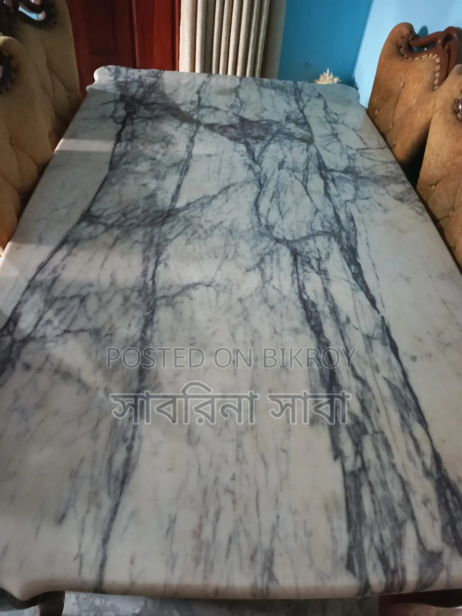 র্বেল ডাইনিং টেবিল ৬ চেয়ারসহ