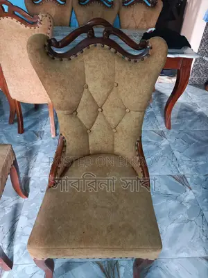 Marble Dining Table with 6 Chairs