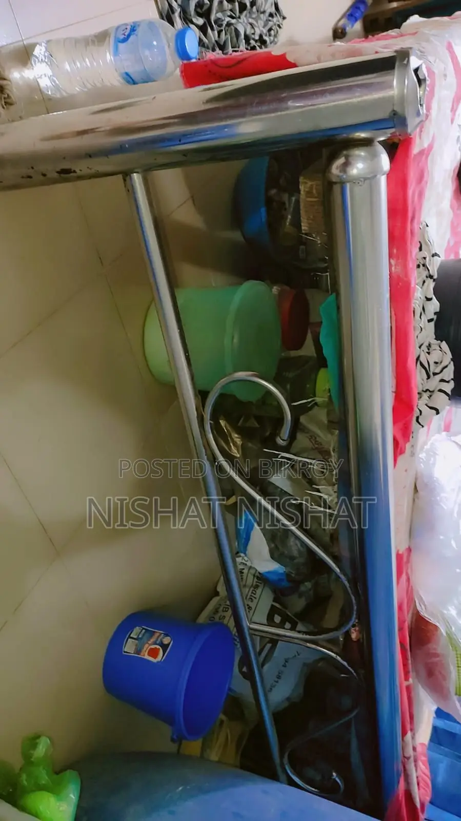 একটি স্টিলের খাট বিক্রি করা হবে