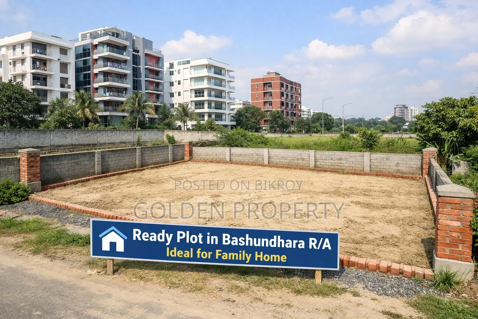 Urgent Plot for Sale 3 Katha N Block Bashundhara R/A