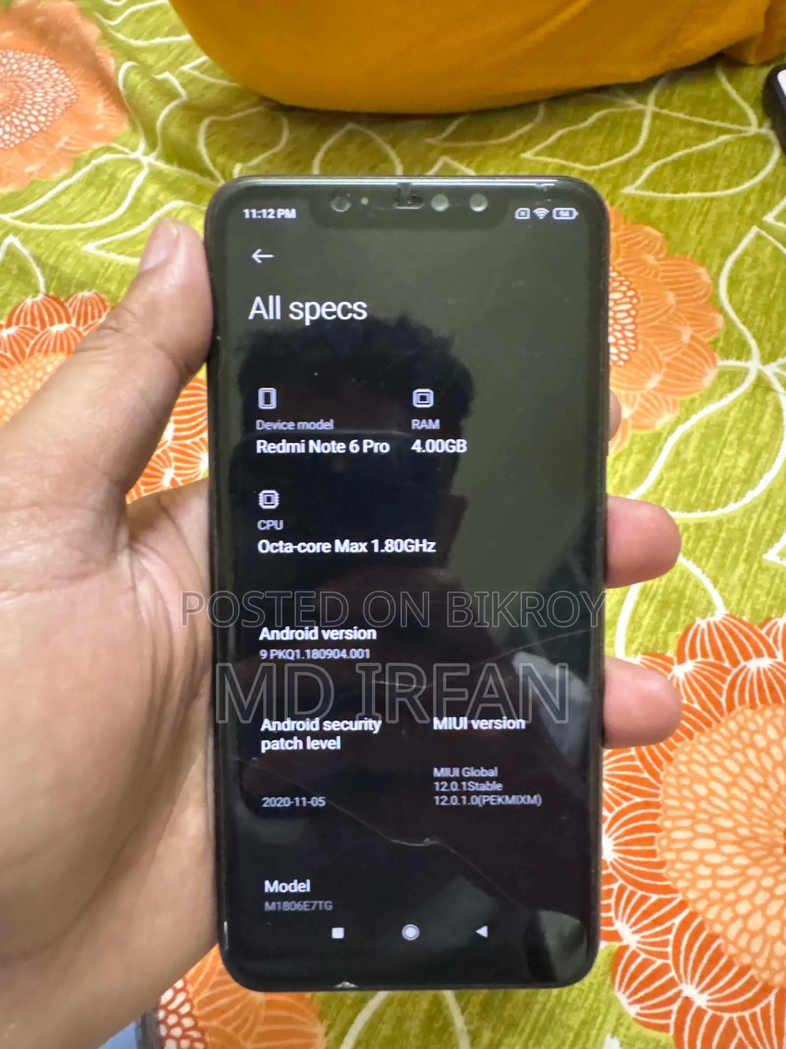 Xiaomi Redmi Note 6 Pro 4/64 (ব্যবহৃত)