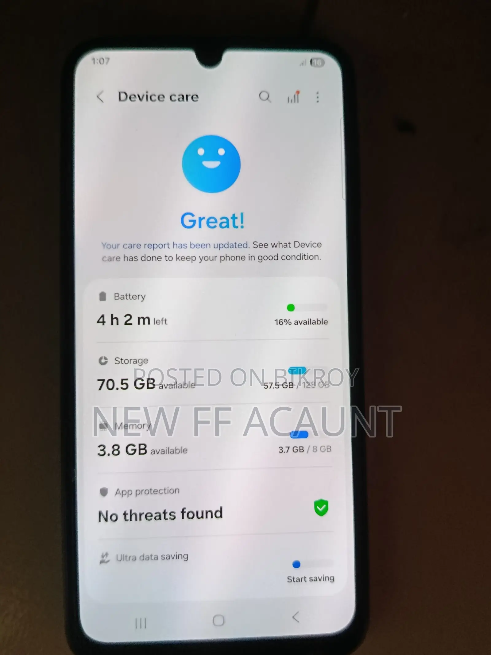 Samsung Galaxy A24 ram 8 GB rom 128 (Used)
