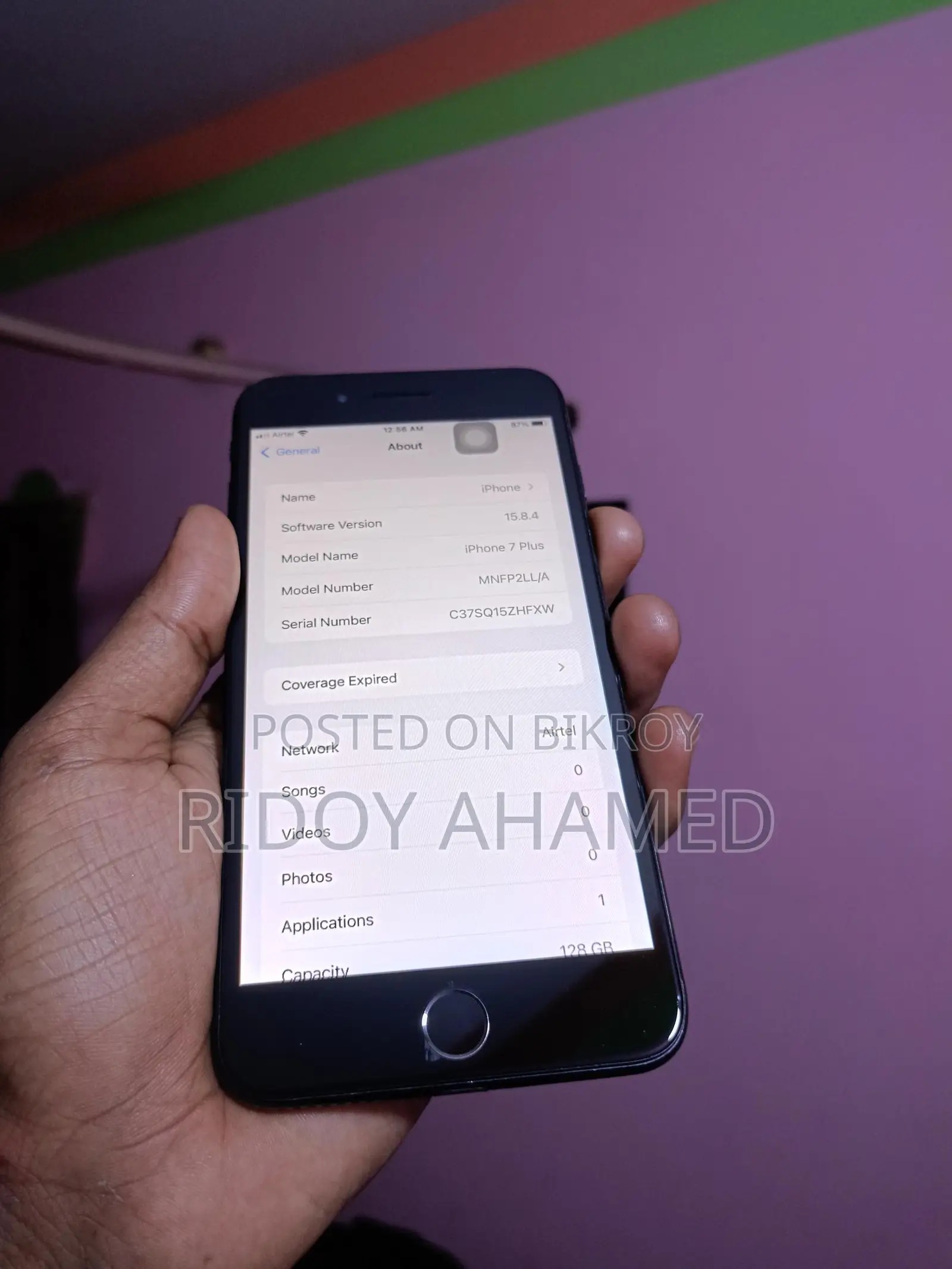Apple iPhone 7 Plus 128 GB USA Variant (Used)