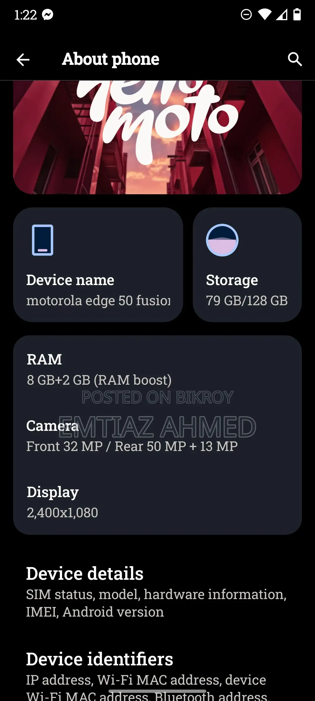 Motorola Edge 50 Fusion (Used)