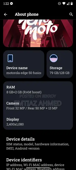 Motorola Edge 50 Fusion (Used)
