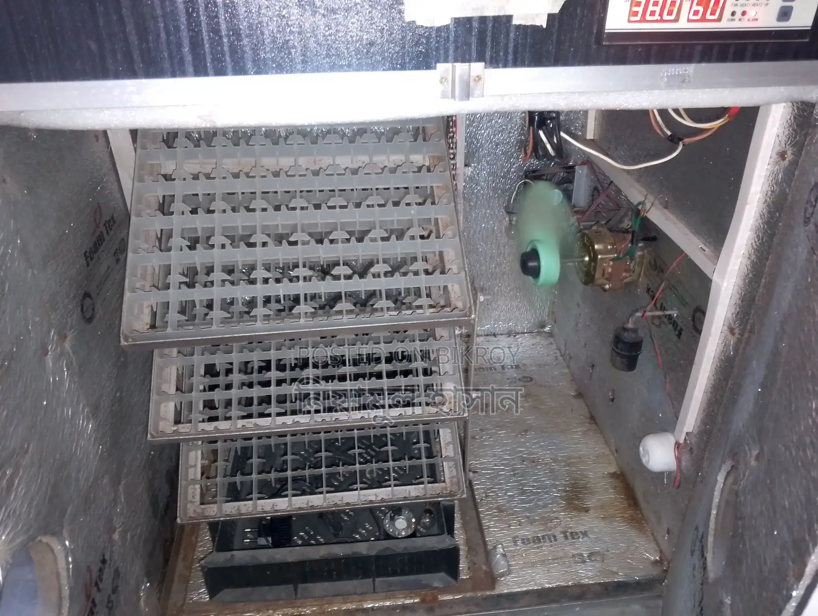 264-Egg Automatic Incubator Machine with AC/DC Support