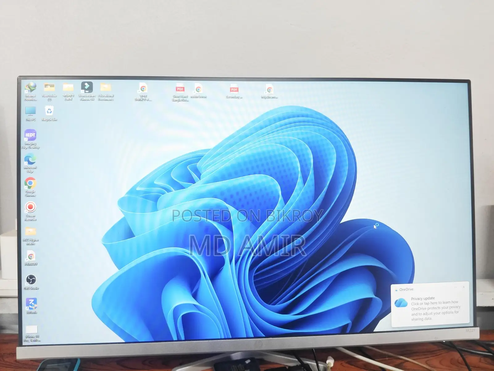 Hp M22f 22" FHD Ips Monitor
