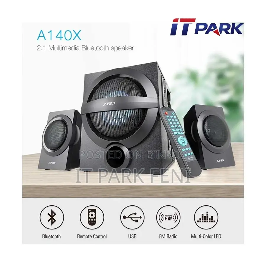 F&D A140X 2:1 Bluetooth Multimedia Speaker