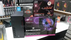 Desktop Core I3 7th Gen 4gb Ram 128gb Ssd 19" Led Monitor