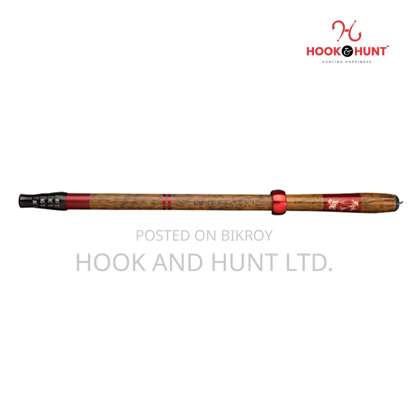 Carbon Stream Fishing Rod 12–18ft Hard | Hook Hunt
