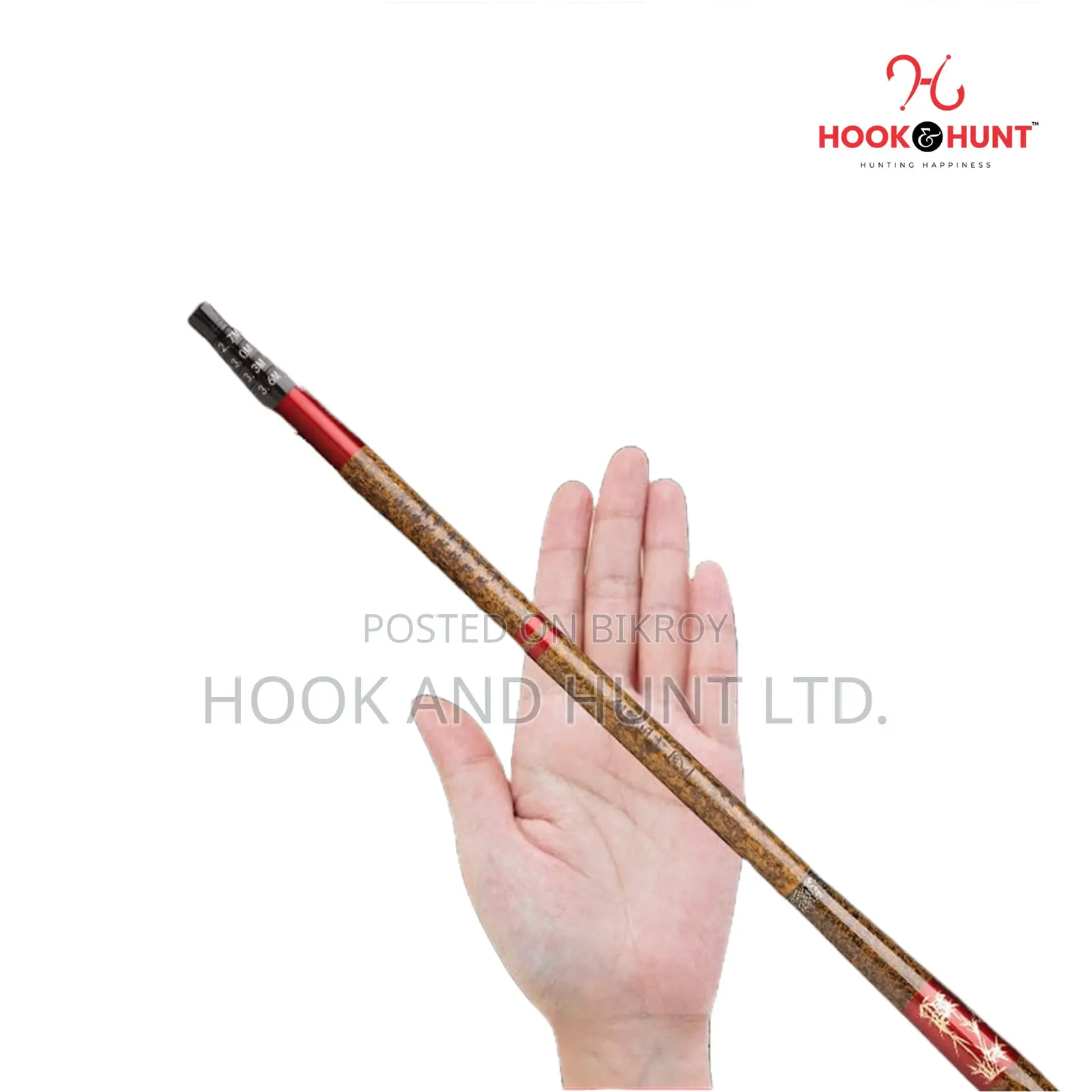 Carbon Stream Fishing Rod 12–18ft Hard | Hook Hunt