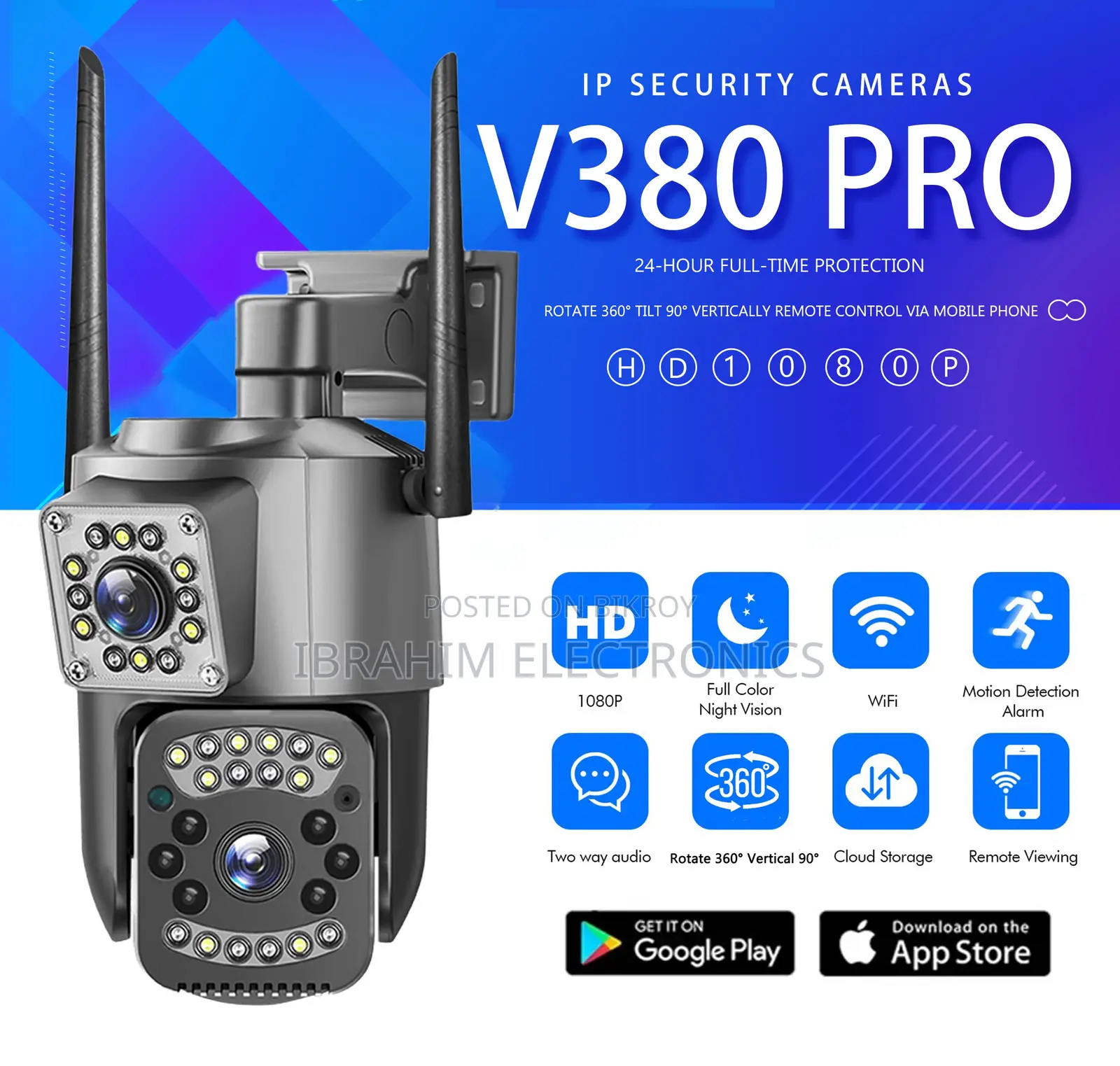 Outdoor V380 Dual Lens Camera