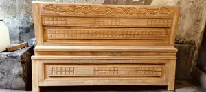 This Akashmoni wooden bed will be sold, Code-86