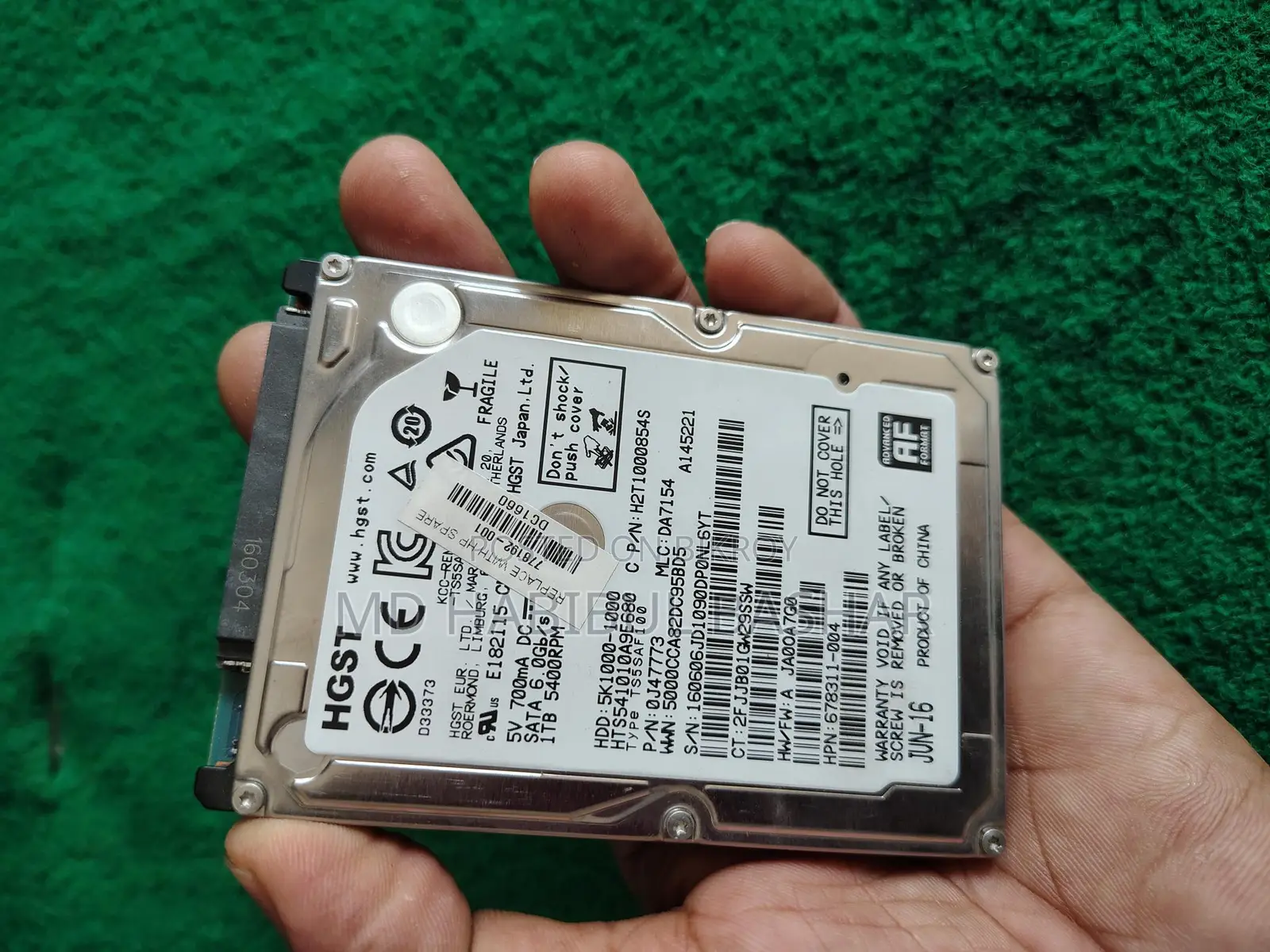 Laptop Hard Drive 1000gb Full Fresh Condition