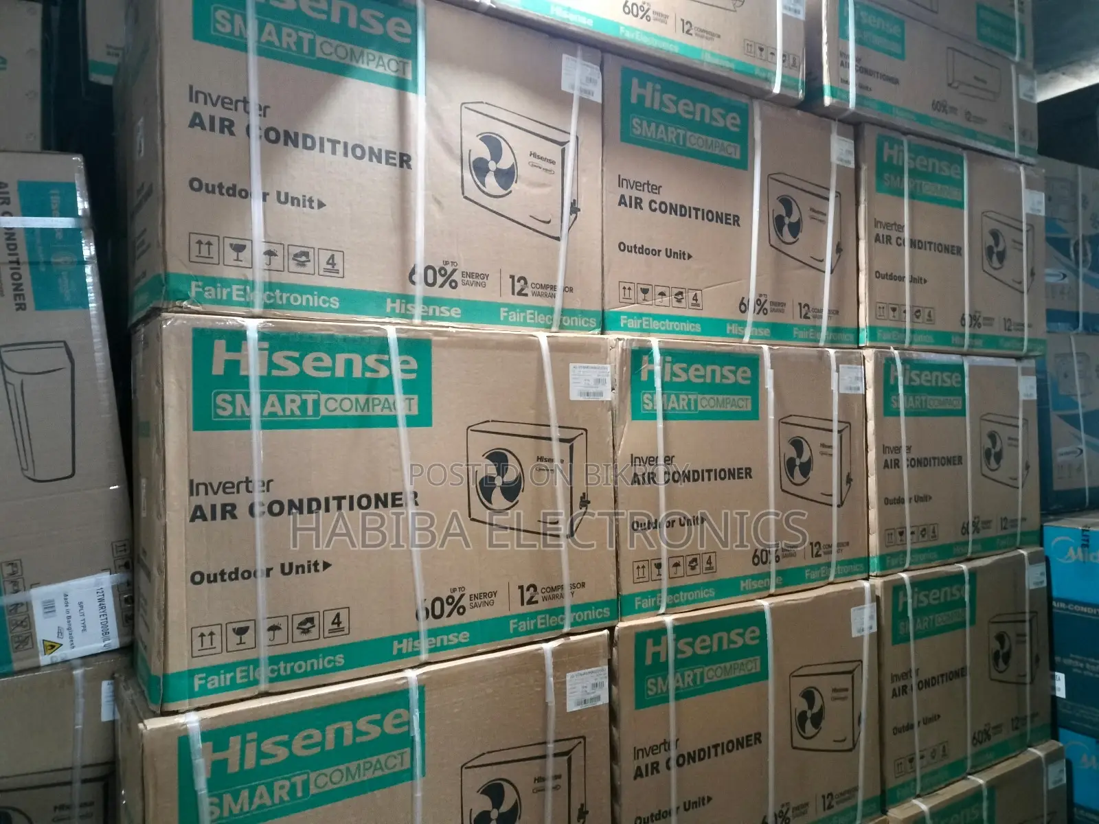 Hisense 1.5 Ton Smart Compact Inverter Air condition Official warranty
