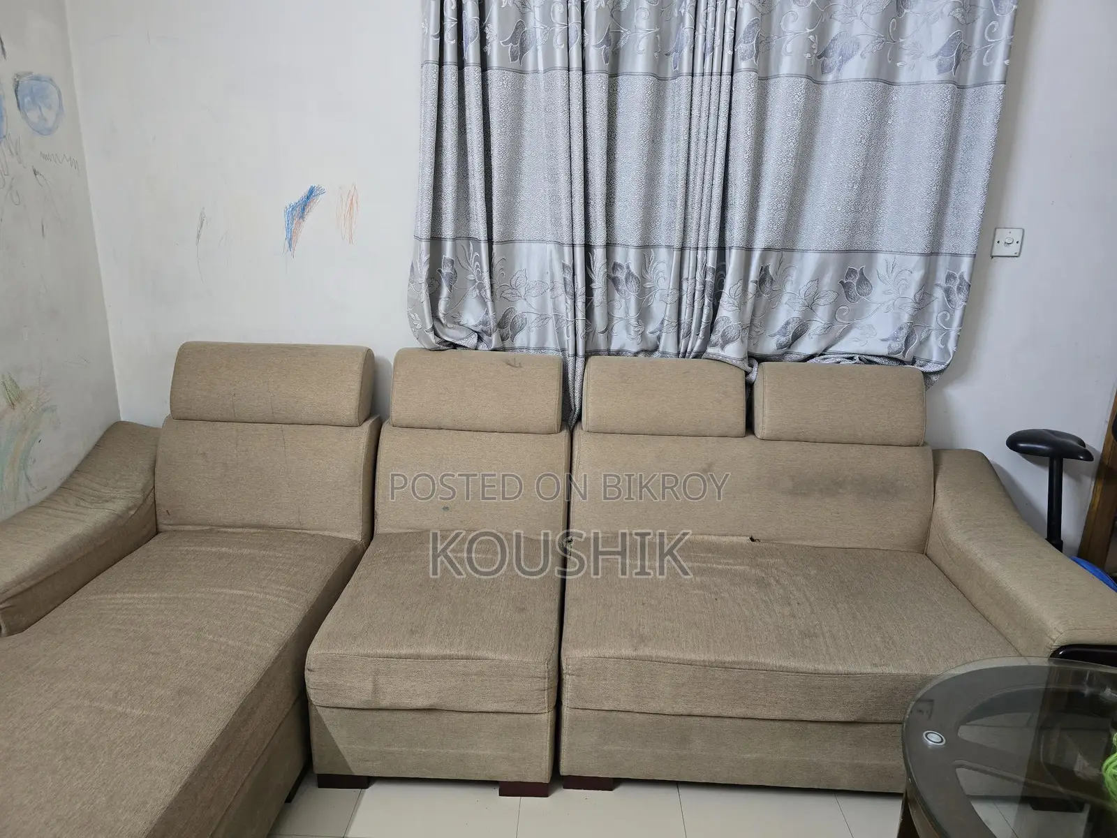 L Shape Sofa (5 Seater)
